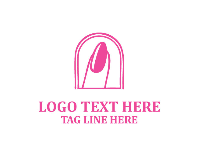 Stylish Beauty Nail Logo