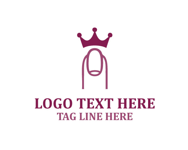  Glossy Beauty Nail Logo