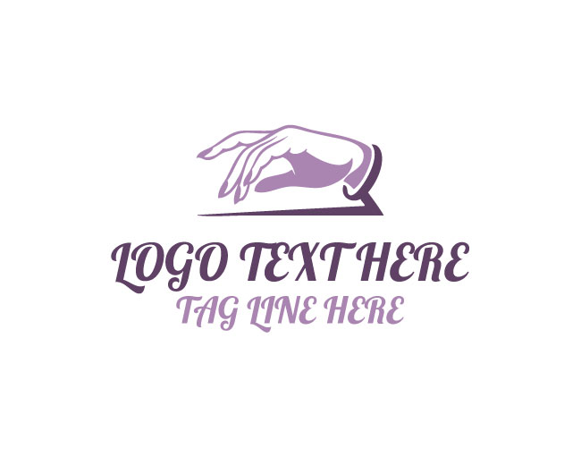 Beauty Salon Nail Logo