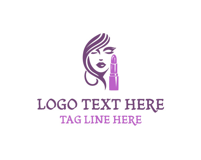 Modern Lipstick Women Logo