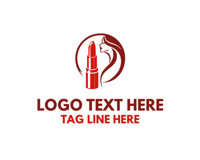 Chic Lipstick Beauty Logo