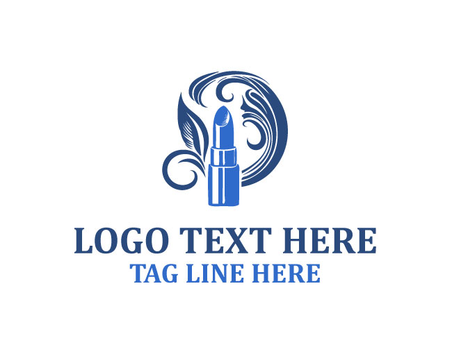  Stylish Lipstick Beauty Logo