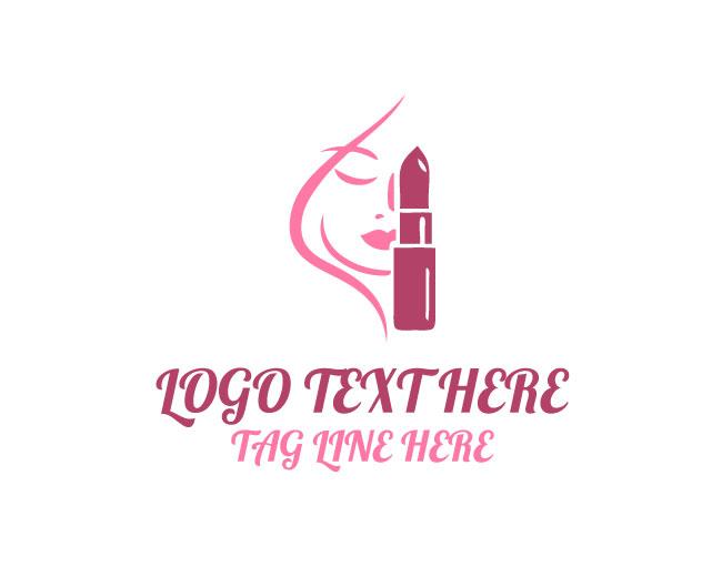 Beauty Lipstick Fashion Logo
