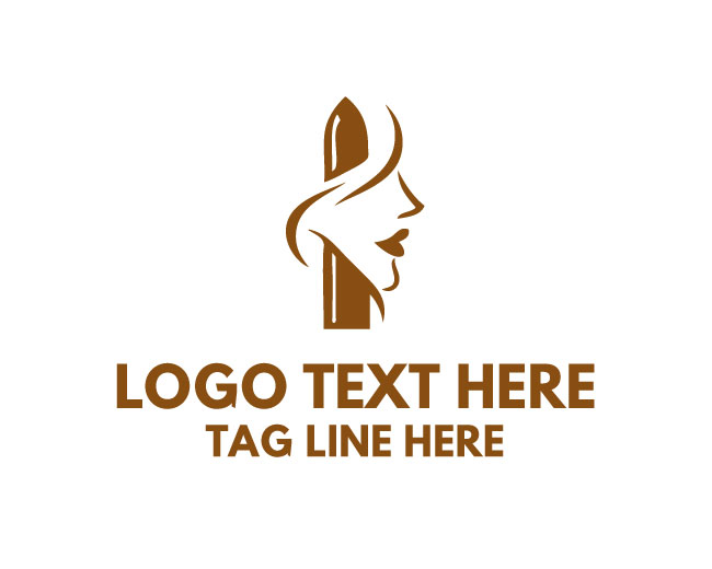 Stylish Cosmetic Lipstick Logo