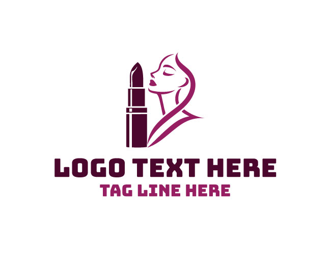 Glamorous Women Lipstick Logo
