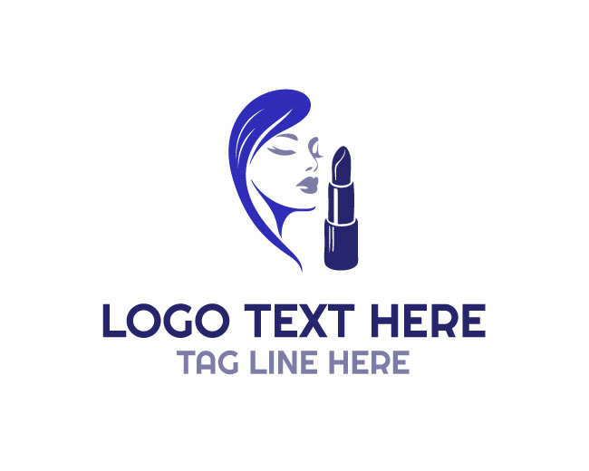  Glossy Women Lipstick Logo