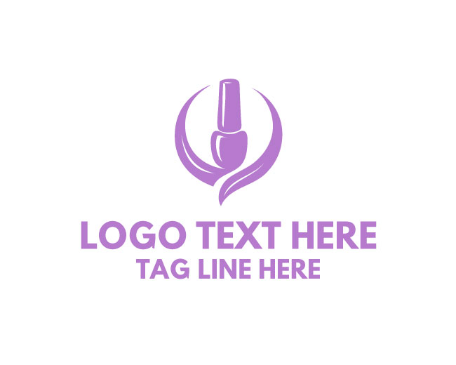  Nail Polish Beauty Logo