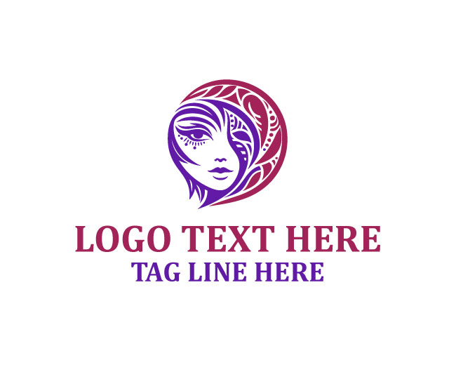 Tribal Queen Beauty Logo