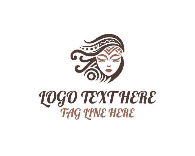 Tribal Goddess Beauty Logo