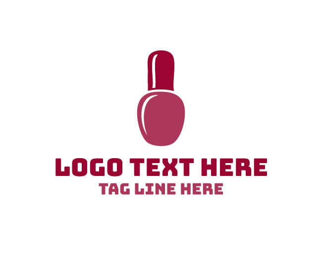 Glossy Nail Polish Logo