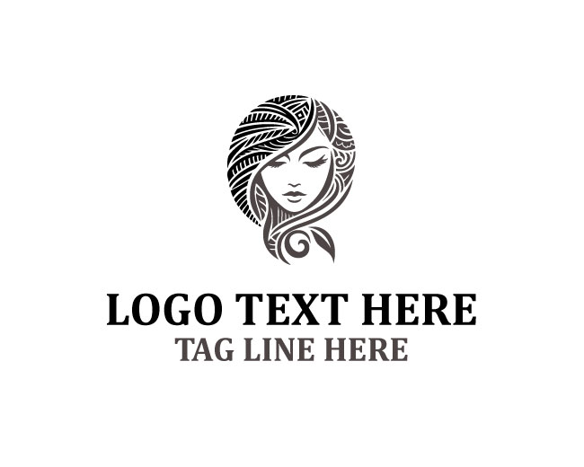 Luxury Tribal Woman Logo