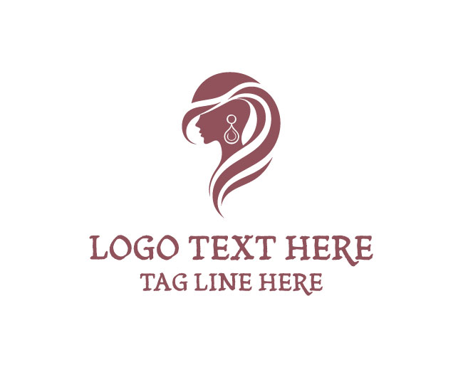 Tribal Glamour Woman Logo
