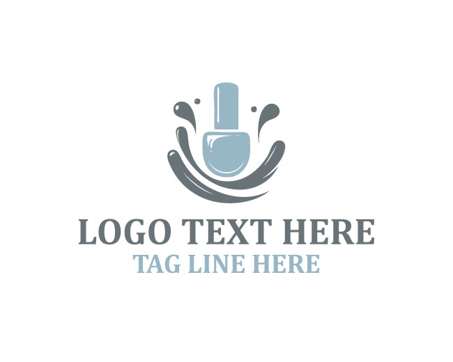  Nail Polish Fashion Logo