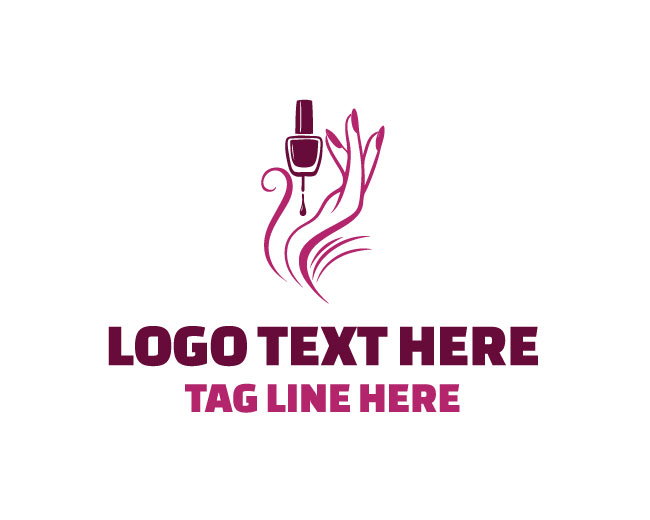 Luxury Salon Polish Logo