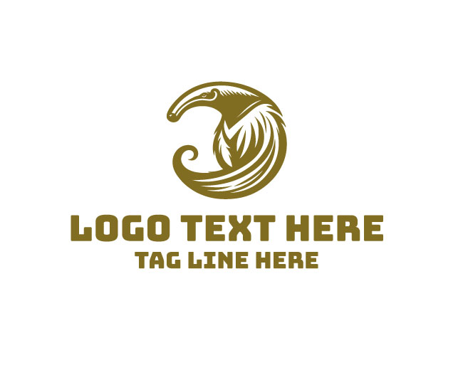 Anteater Stylish Logo