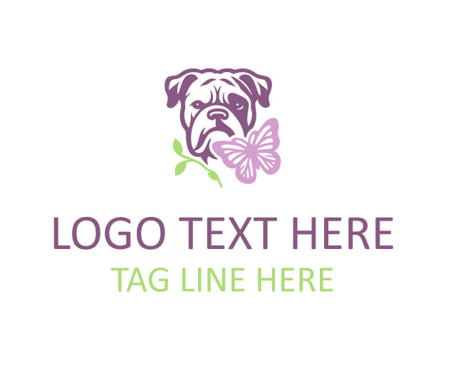 Butterfly Bulldog Logo