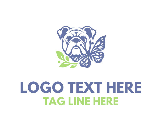 Bulldog Winged Logo