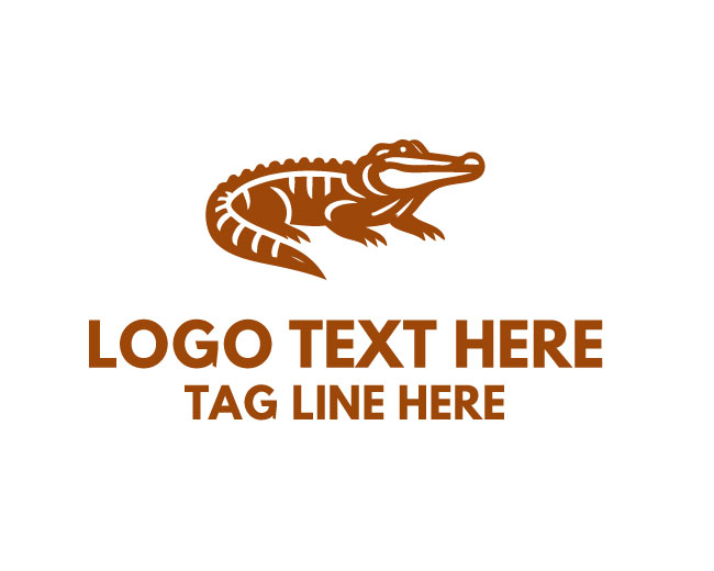 Modern Crocodile Logo
