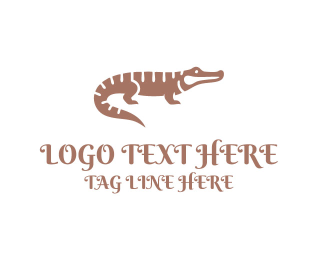  Luxury Crocodile Logo