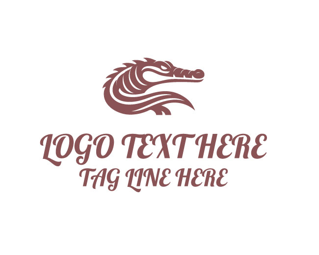 Sporty Crocodile Logo
