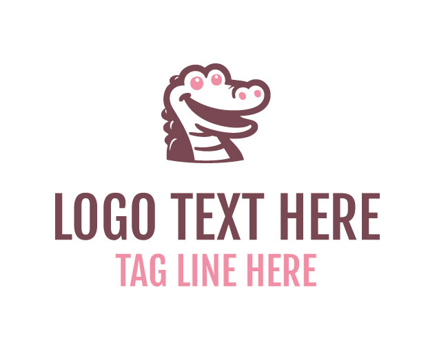 Happy Crocodile Logo