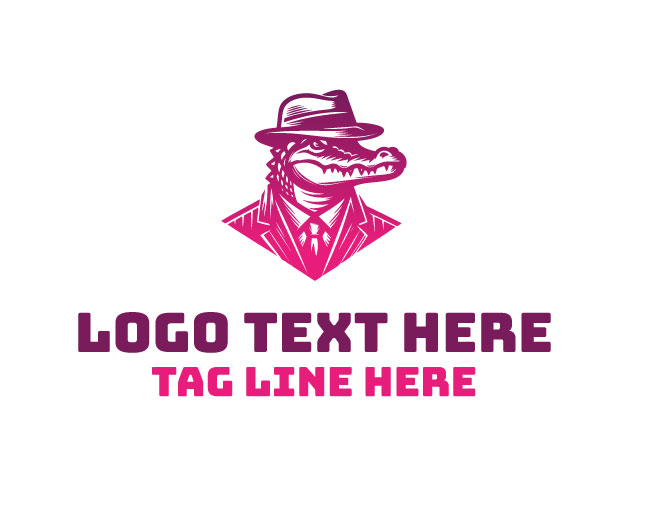 Gangster Crocodile Logo