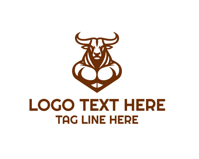 Muscular Bull Logo