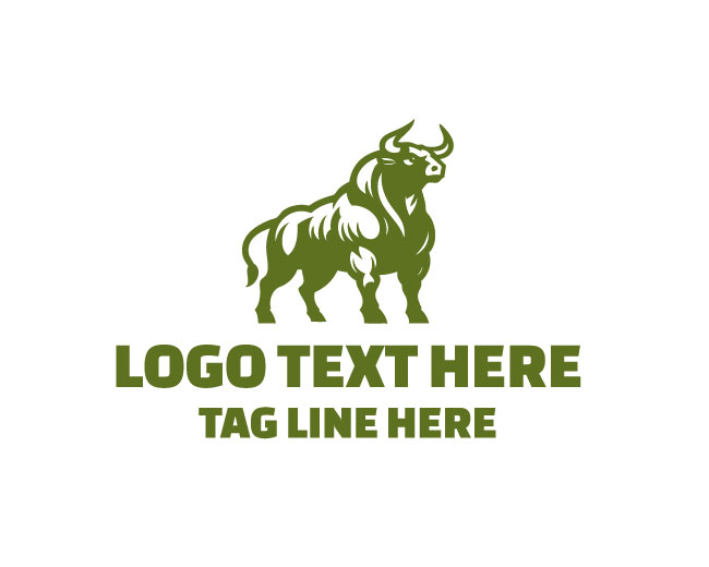 Muscular Bull Gym Logo