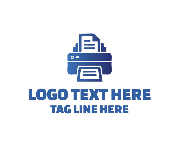  Printing Service Logo