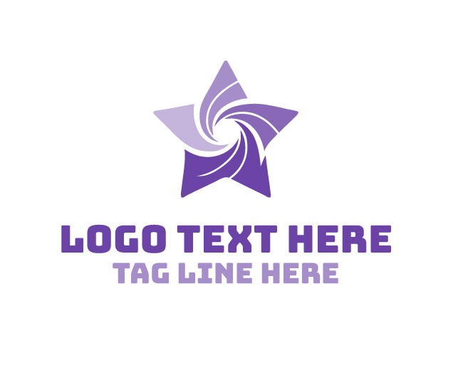 Radiant Star Swirl Logo