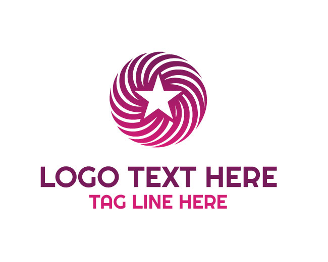 Cosmic Spiral Star Logo
