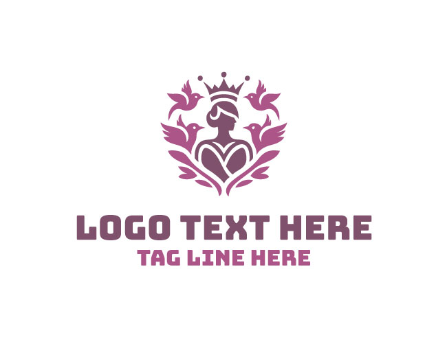 Fairy Princess Birds Logo