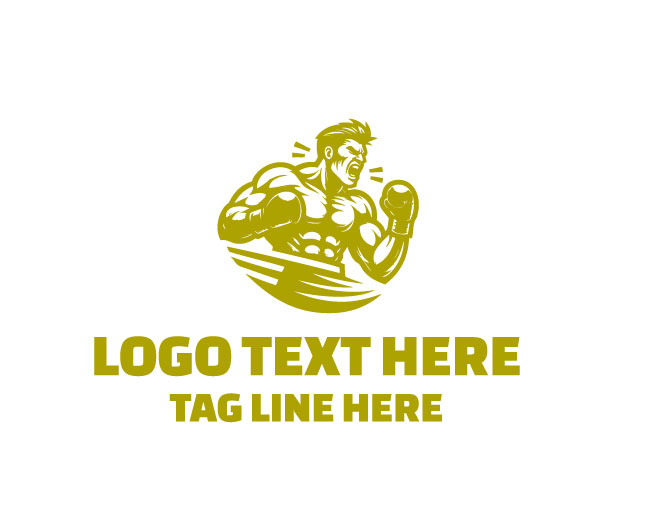 Fighting Boxer Logo