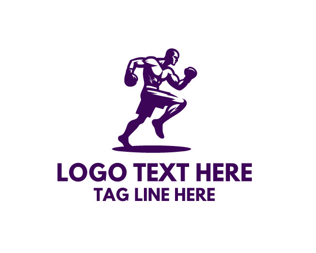 Boxer Fighter Logo