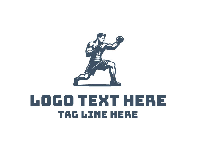 Boxer Fighter Logo