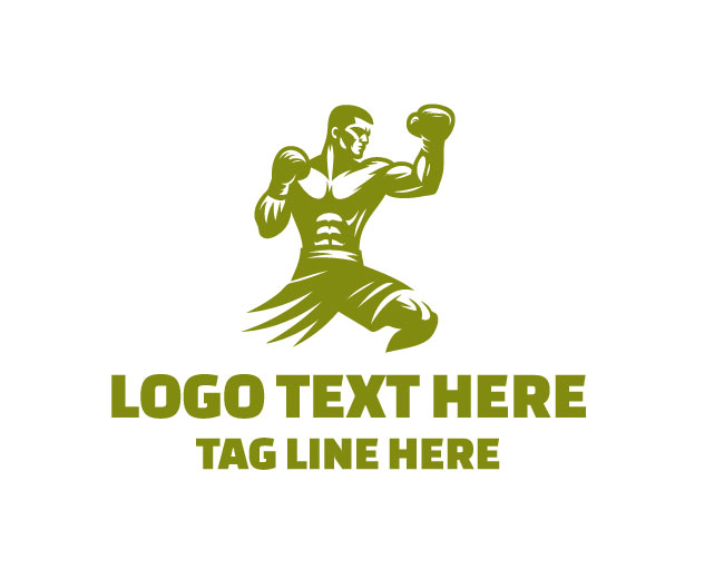 Boxing Warrior Logo