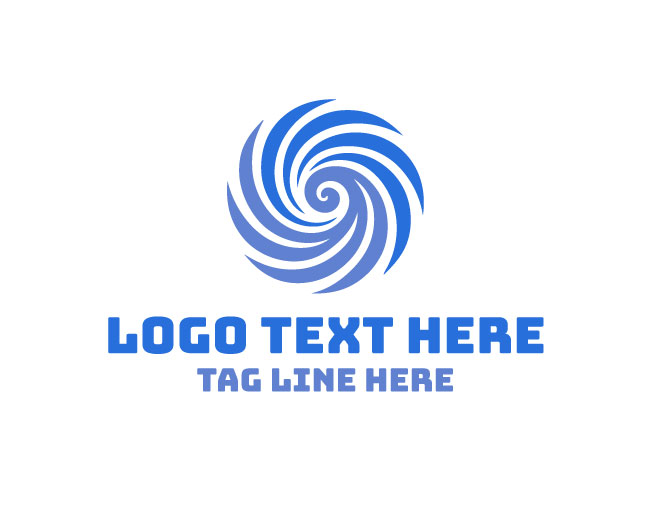 Geometric Swirl Logo