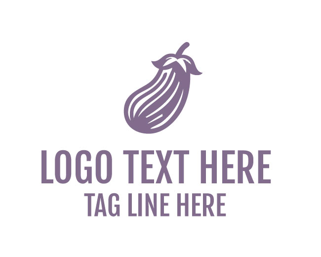 Eggplant Leaf Logo