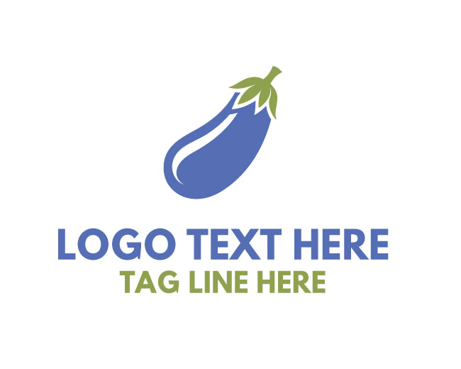 Eggplant Food Logo
