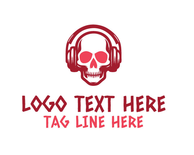 Skull Headphones Logo