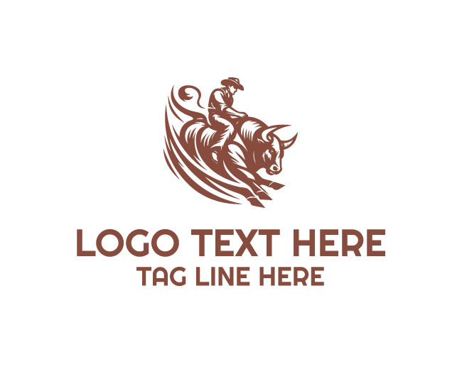 Bull Riding Logo