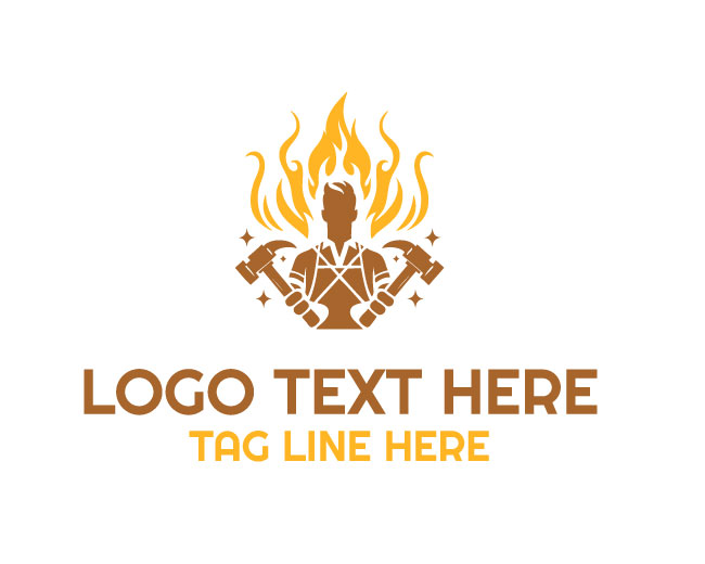 Iron Blacksmith Power Logo