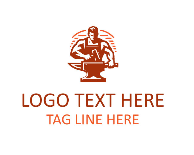 Steel Hammer Blacksmith Logo