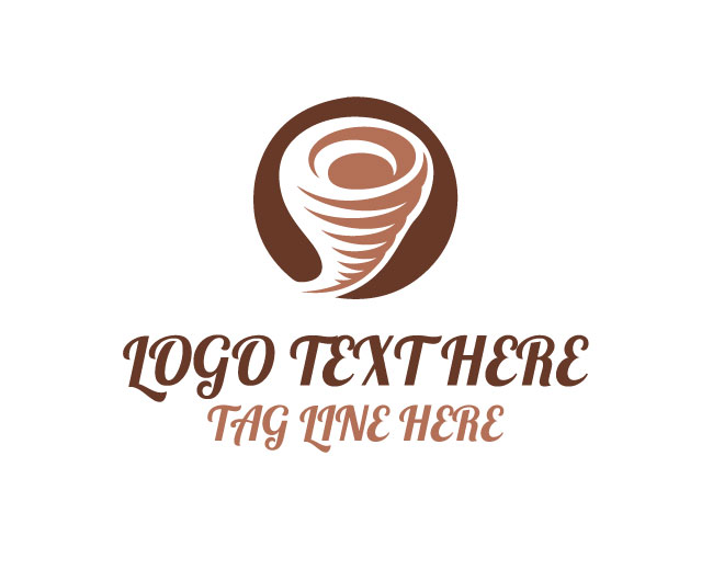 Dark Tornado Vortex Logo