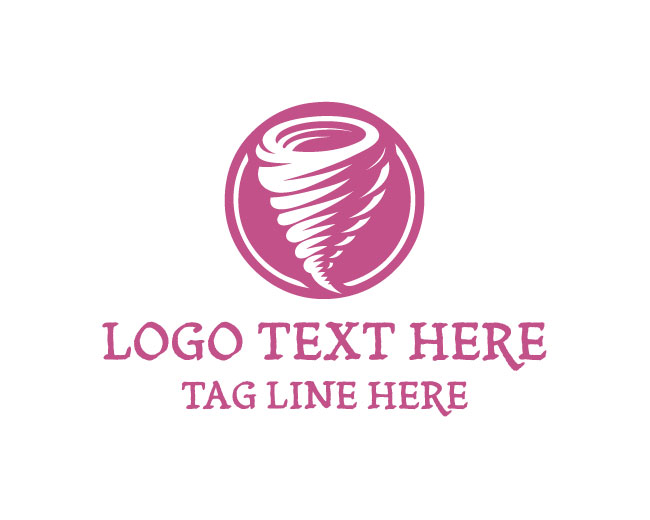 Tornado Wind Motion Logo