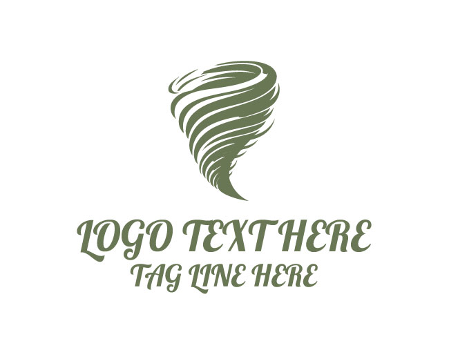 Premium Tornado Vortex Logo