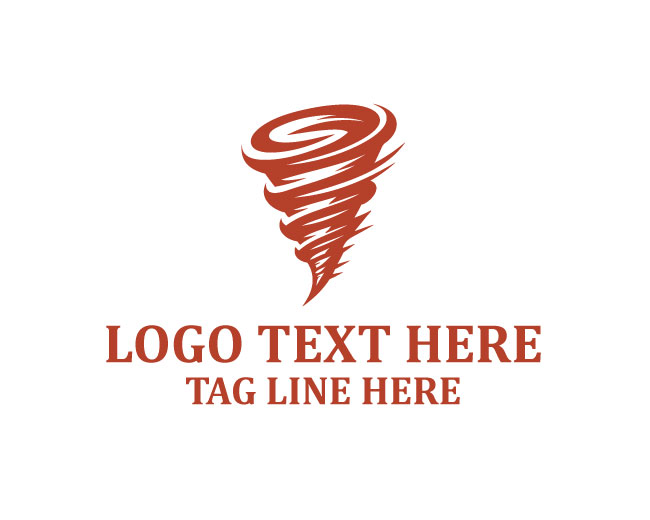 Tornado Wave Vortex Logo