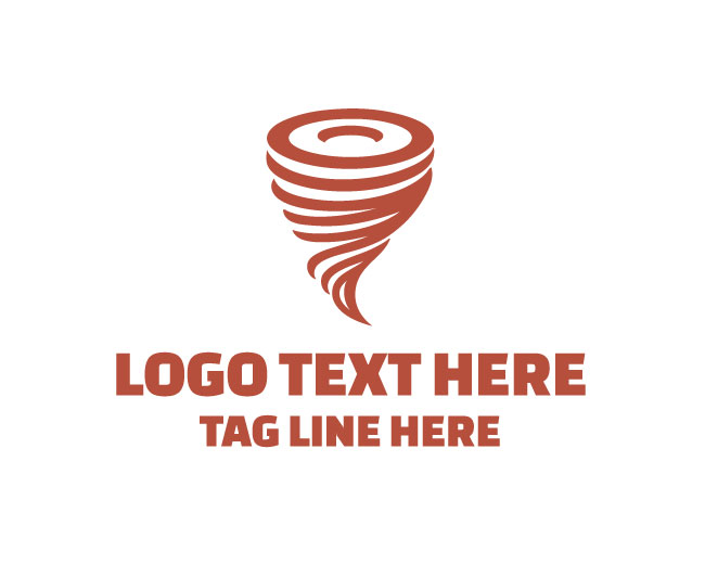  Silver Tornado Swirl Logo