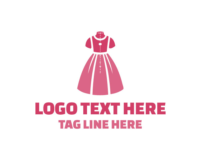 Doll Pink Fashion Logo