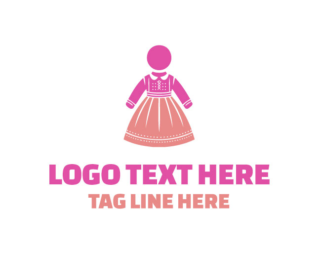 Doll Party Dress Logo